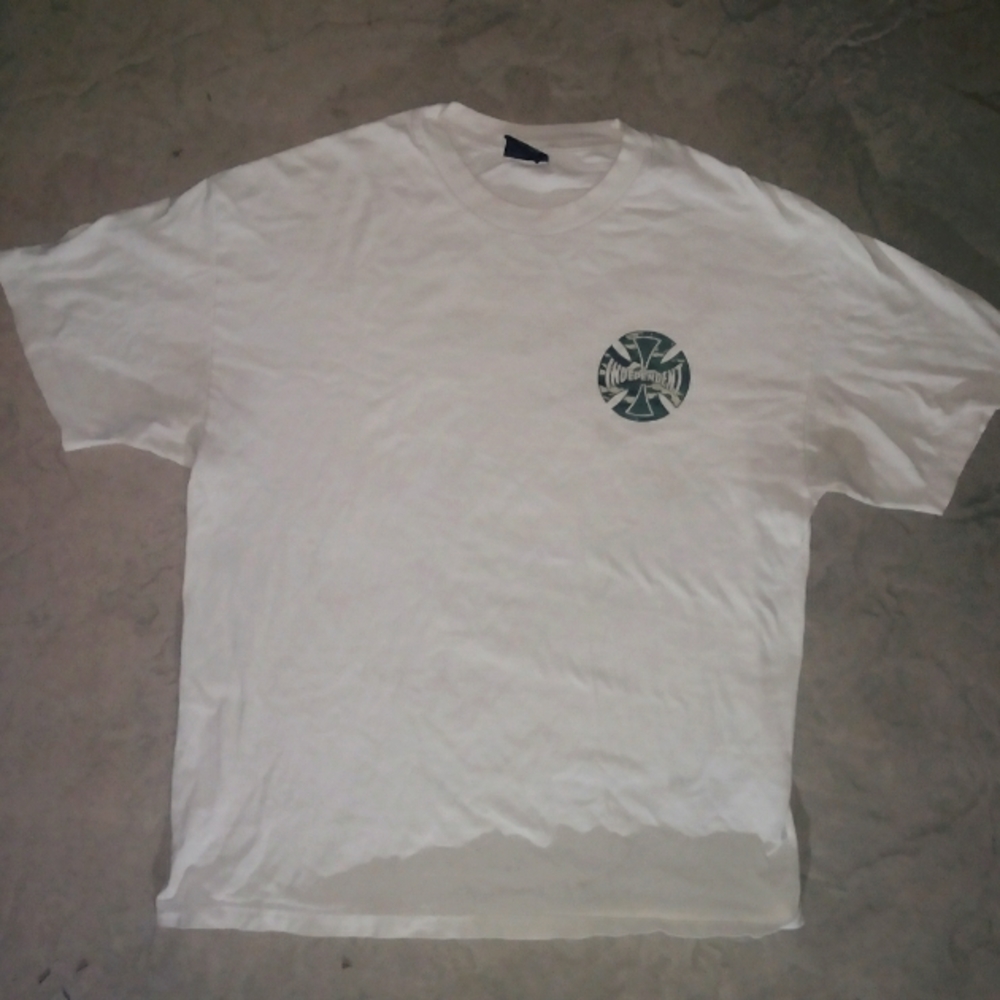 independent trucks shirt Large White
